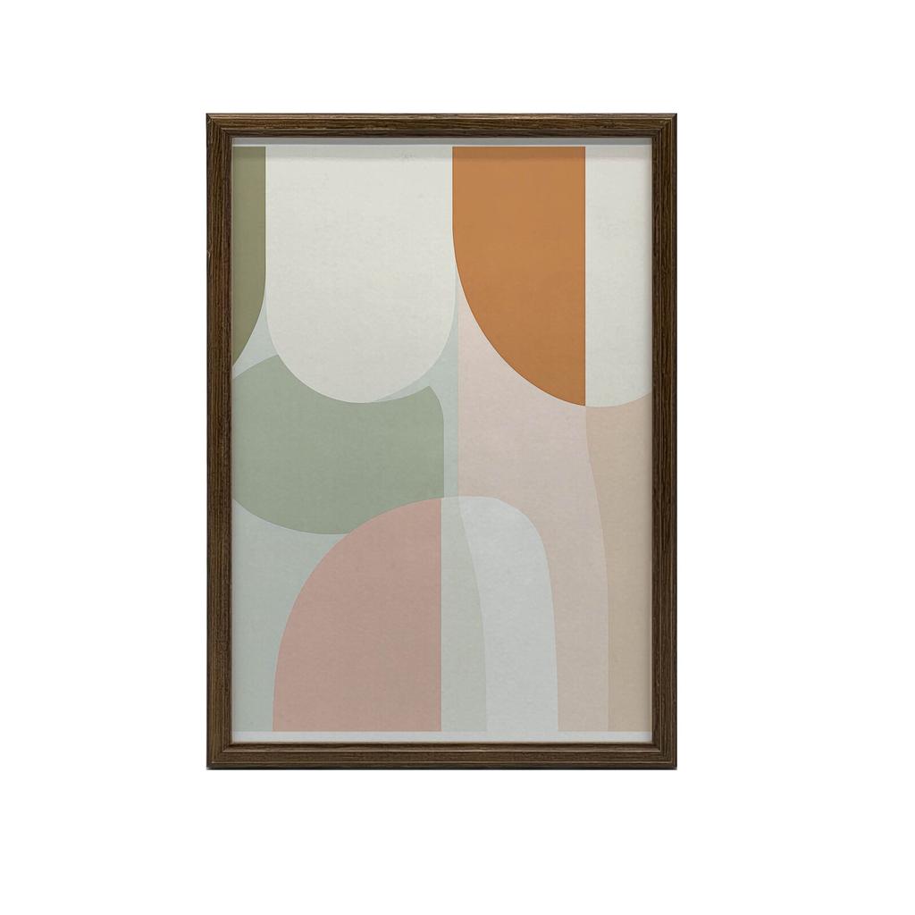 Pastel Harmony Pastel Harmony, 50X70 Cm, Gold Aluminum Frame, 230 Gsm Matte Paper