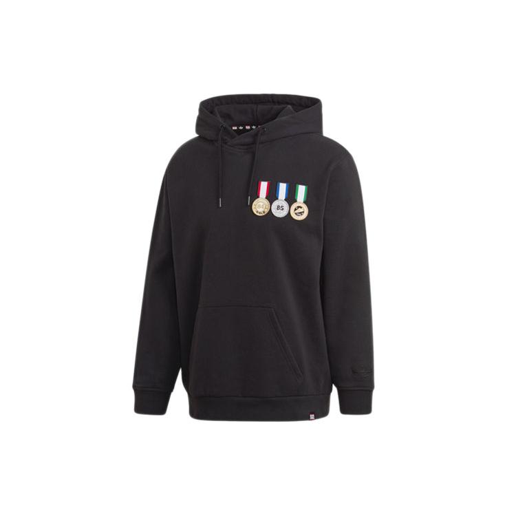 Adidas Originals RUN DMC Толстовки Мужские Черные С Капюшоном Умеренная Обычная GT1762 M