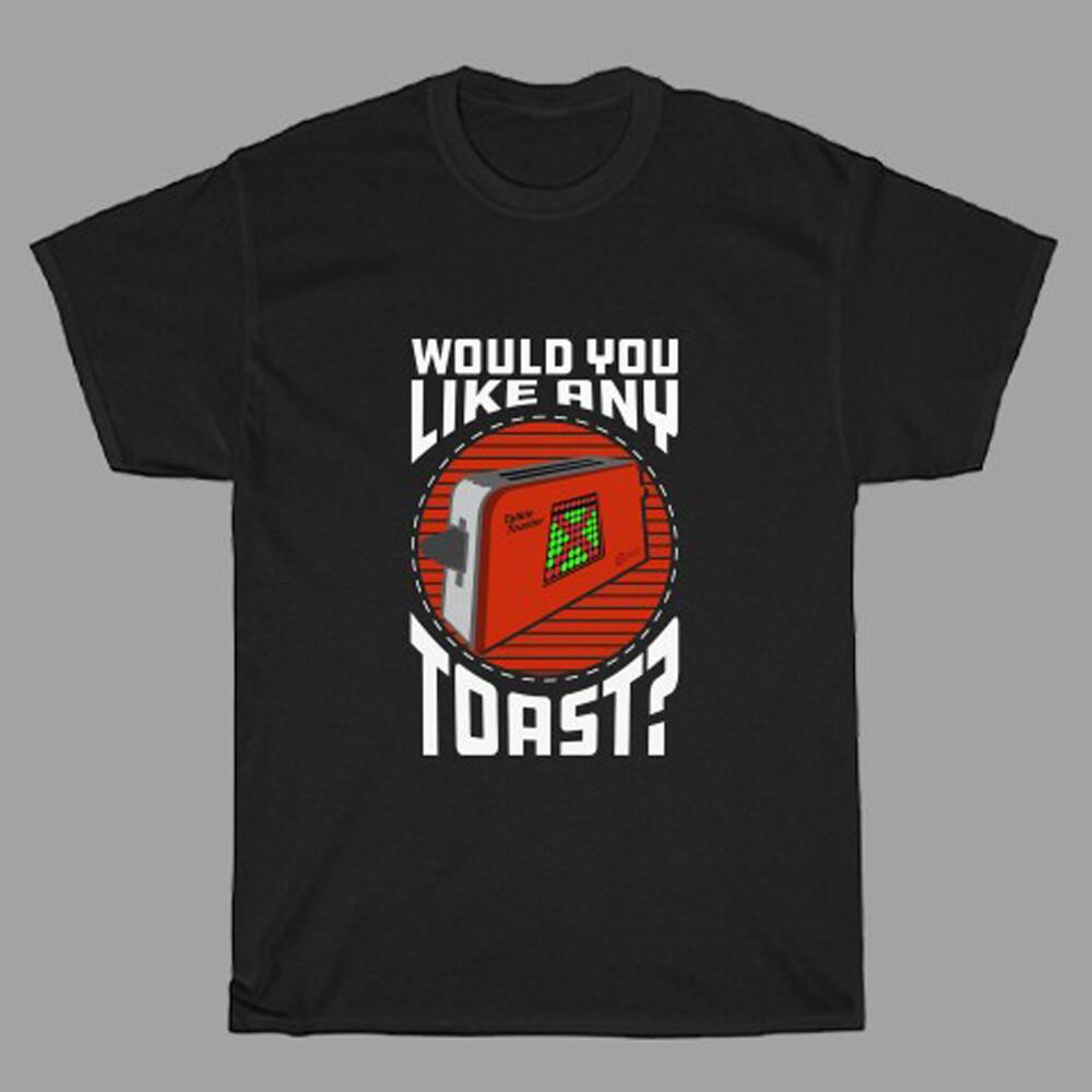 Talkie Toaster Red Dwarf Movie Men#039;s Black Size S to 3XL Unisex T-Shirt L