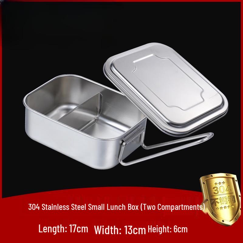 Wuhe 304 Stainless Steel Thickened Bento Lunch Box