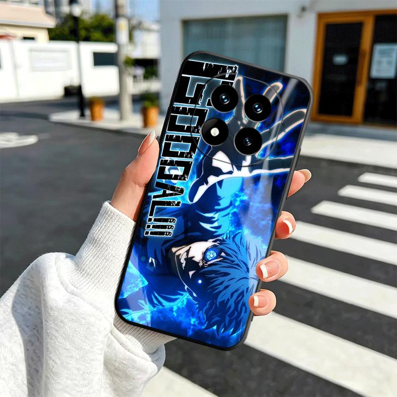 Blue L-Locks Isagi Yoichi Soft Phone Case for Xiaomi Redmi Note 12 13 14 15 Pro Plus 11 12S 11S 11T 10 4G Black Cover Back Shell