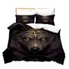 3D Die Wolf-Serie Bettwäsche-Sets Bettbezug-Set mit Kissenbezug Twin Full Queen King Bettwäsche Bettwäsche