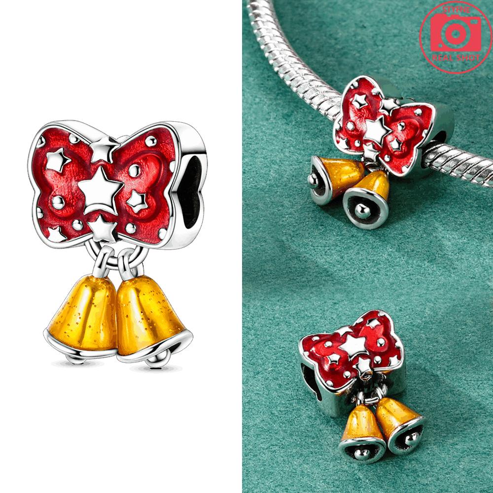 Christmas Series Santa Claus Sock Gift Pendant Snowflake Deer Bead Fit Bracelet Originalcopper Diy Set Women Jewelry Set