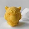 Tigers Head Silicone Candle Mold Epoxy Casting Molds Handmade Soap Chocolate Cake Baking Tool Table Home Decorations