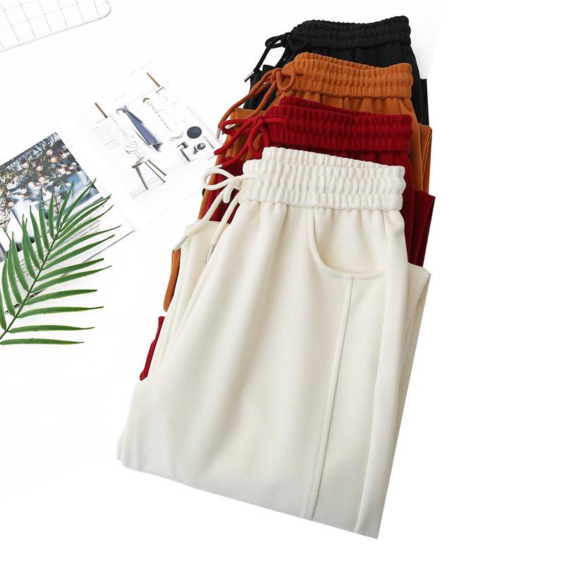 Plus Size Women's High Waist Slimming Casual Pants - Spring 2026 Curved Straight Leg