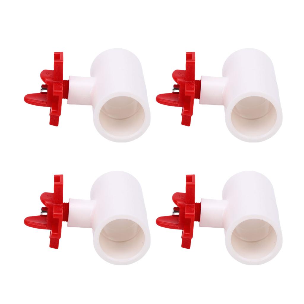 10PCS Chicken Waterer Nipples with Tee Fittings Gaskets Tape for Automatic Chicken Watering System