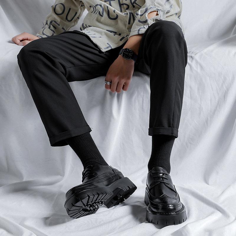 Британский тренд Персонализированные кожаные туфли Мужские повседневные туфли Деловые — фото 3