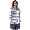 Lazy Jacks Womens/Ladies Striped Drawstring Sweatshirt