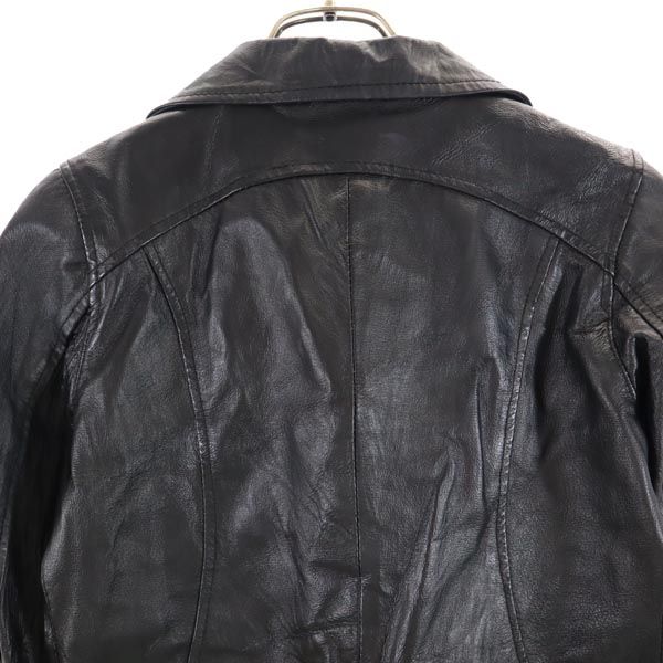 loaf Pigskin Short length leather jacket 1 black Women Used