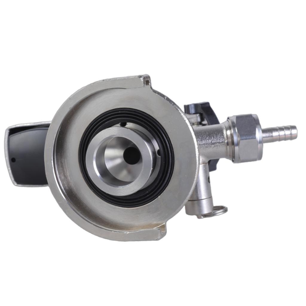 Beer Keg Coupler Beverage Dispenser G5/8 Draft Beer Keg Coupler Dispenser with Pressure Relief Valve Brewing Accessory