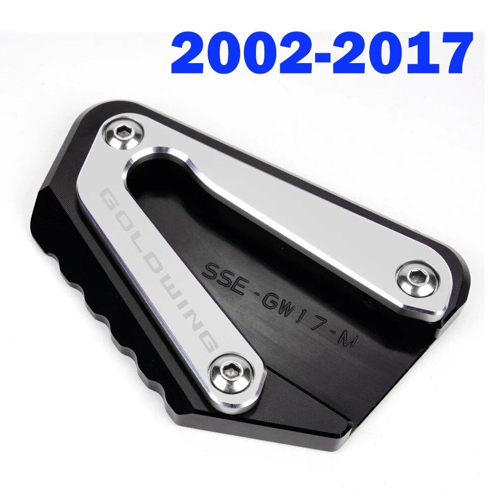 New Motorcycle CNC Foot Support Extension Plate Side Stand Enlarge for Honda Goldwing 1800 2018-2023 Gold Wing GL1800 2002-2017