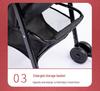 Compact Baby Stroller: Foldable with Recline, Shock Absorption, All-Weather Brakes, and Anti-Hunchback Design.