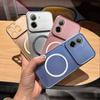 Metallic Finish Magnetic TPU Phone Case for Xiaomi POCO X7 Pro 5G,M7 4G Shockproof Matte Soft Cover