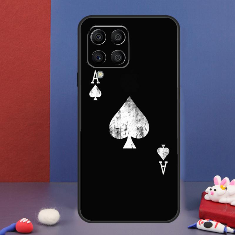 Ace of Spades Poker Case For Samsung Galaxy M13 M53 M06 M16 M31 M11 M35 M55 M15 M56 M36 M12 M32 M52 M14 M34 M54