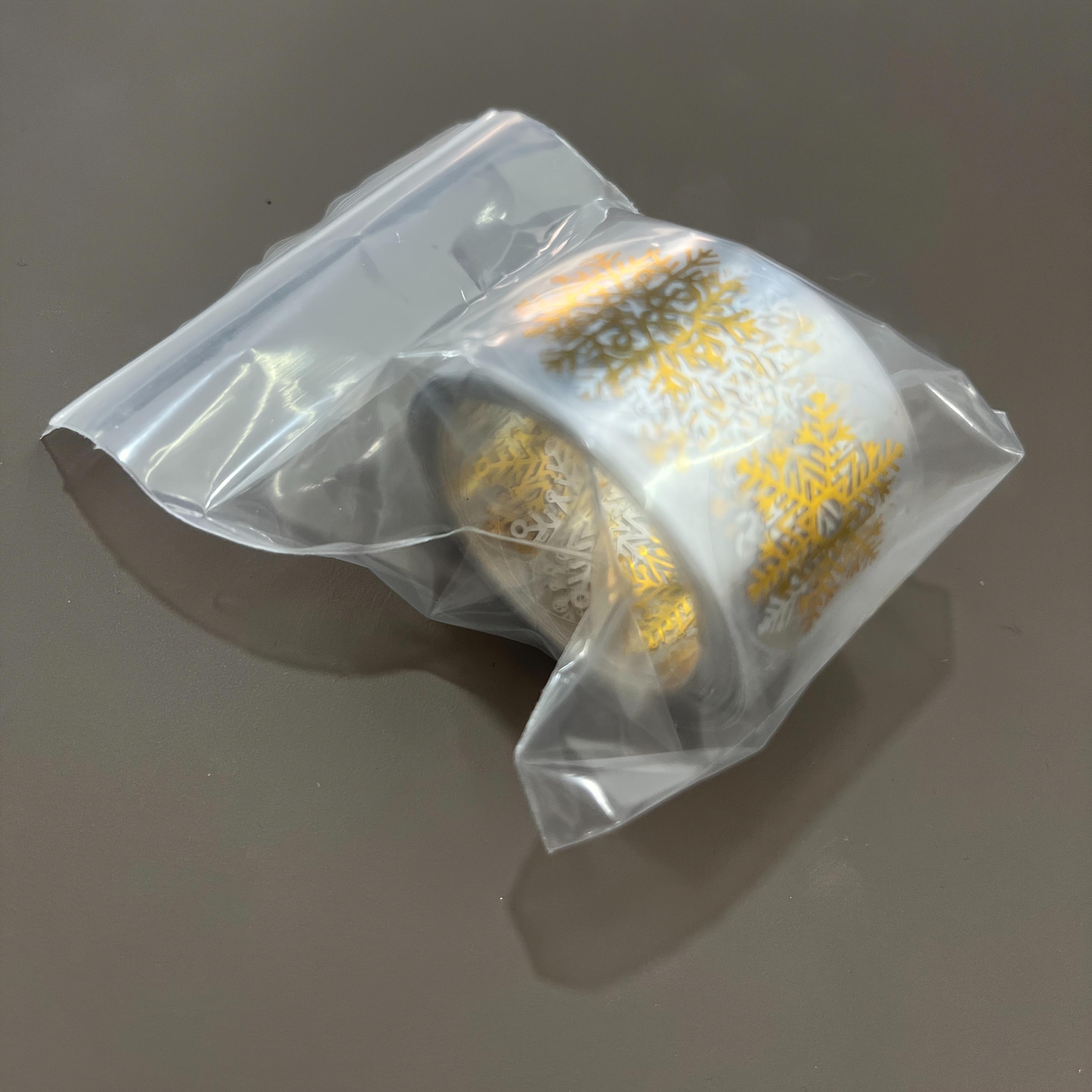 

Прозрачные Рождественские Наклейки-Снежинки для Запечатывания - Нелипкое Украшение, Золотые Снежинки для Упаковки Подарков, Украшения для Вечеринок Ref Dim