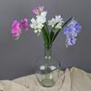 2 Fork Artificial Freesia Flowers Handcrafted Details Real Touch Surface Artificial Orchid Branches Simulation Petals