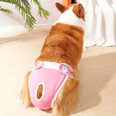 Yousheng Haustier Menstruationshosen Weibliche Hundewindeln Hygienische Höschen Atmungsaktive Hundetage-Einlagen Unterwäsche für Kleine Mittlere Hunde
