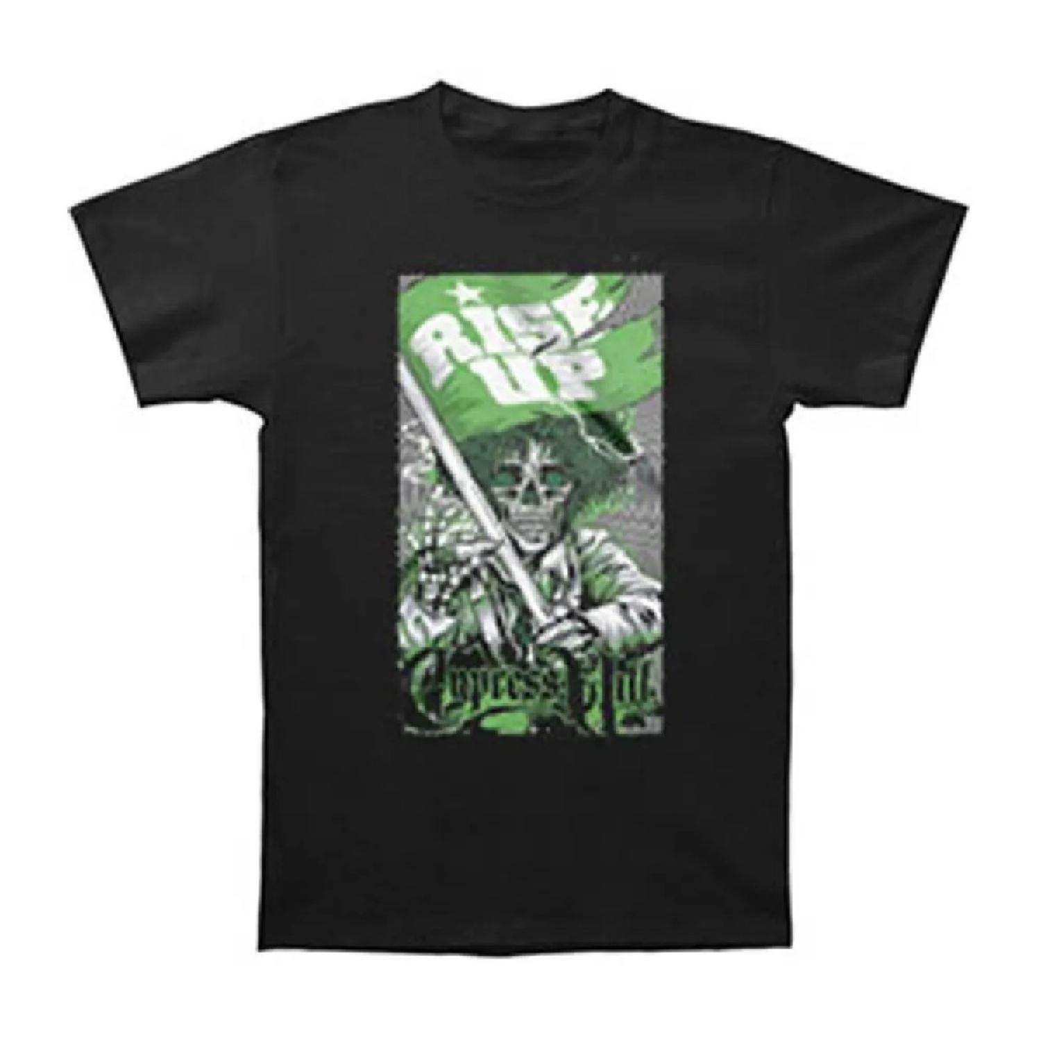 Men S Cypress Hill Green Thumb T Shirt X Large Black S чёрный