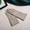 Women's Ladies Elegant Real Leather Wool Lining Winter Goat Skin Classical Touch Screen Casual Riding Warm Short Gloves