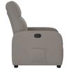 Relaxation Armchair Taupe Fabric