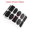 250pcs/roll Waterproof Spice Chalkboard Bottle Tags Marker Pen Blackboard Label Labels Stickers