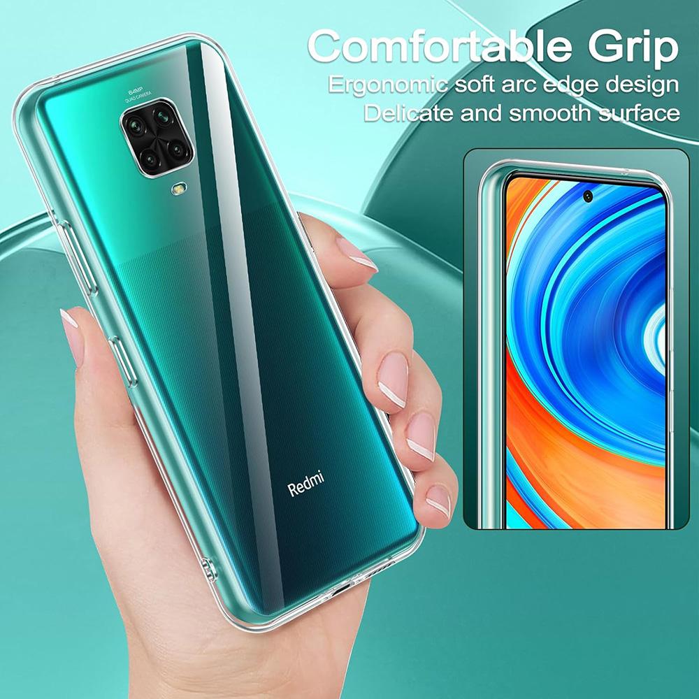 Case For Xiaomi Redmi 9A 9C 8A Note 9 9S 9T 8 8T Pro Max Ultra Thin Silicone Soft Transparent Phone Shell Slim Clear Back Cover