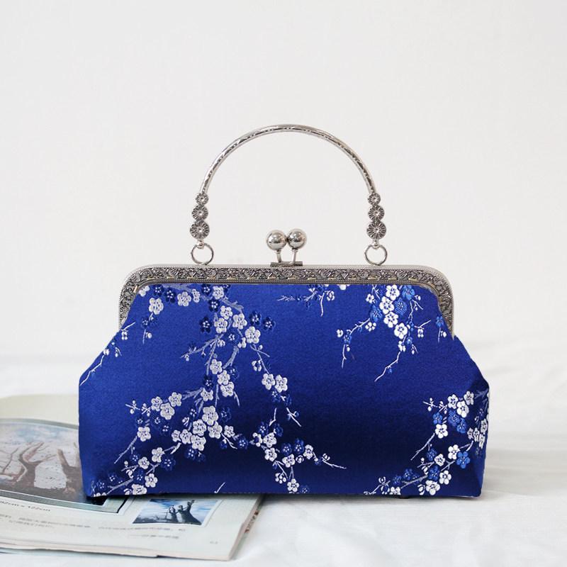 Short Style Handbag Material Kit - Handmade, Multiple Styles, Square Clasp Bag, Includes 20 Needles