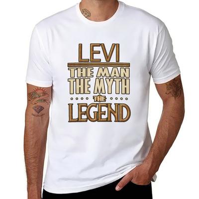 Levi The Man The Myth The Legend  Gift For Someone Called Levi TShirt T Shirt Custom Print Man T Shirt Graphic TShirt