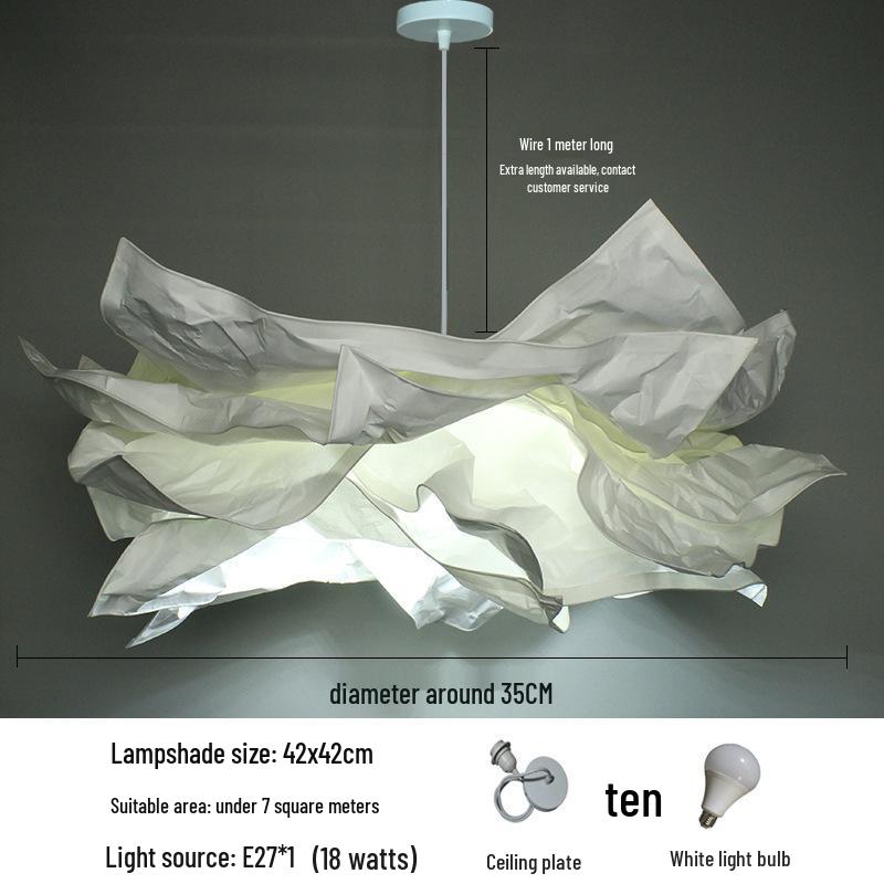 B&B Clothing Creative Cloud Lampshade - Nordic Pendant Light for Living Room, Restaurant, Bedroom, Study