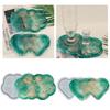 Double Heart Shape Tray Mold Epoxy Resin Mold DIY Storage Dish Plate Mould Craft