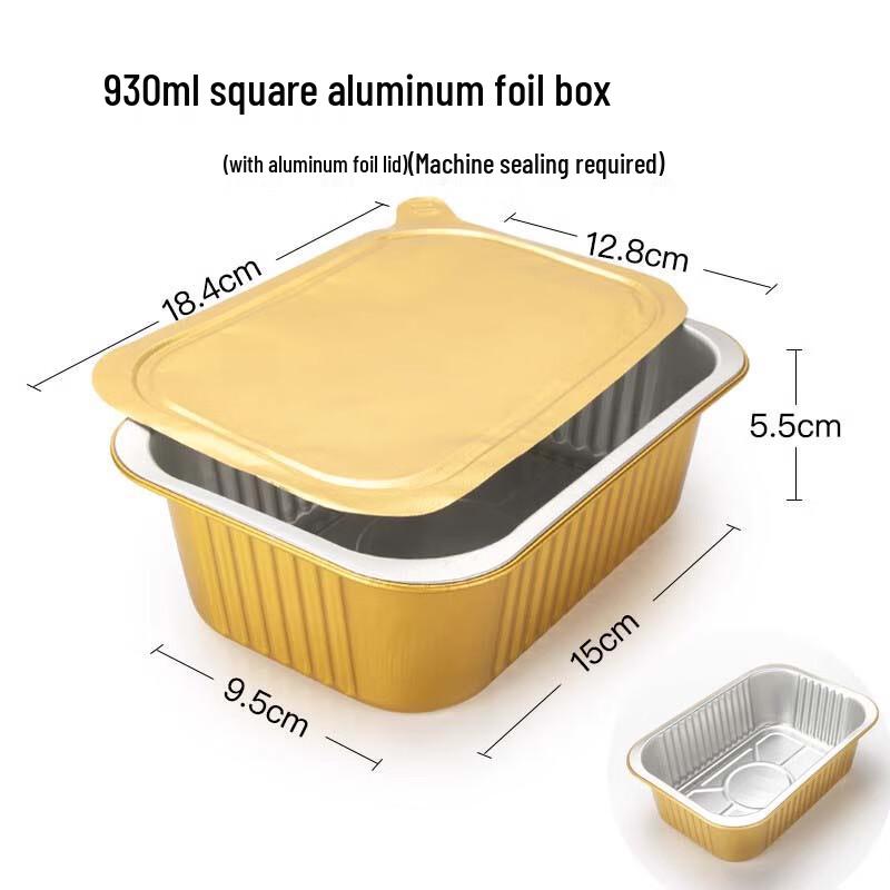 

Disposable Aluminum Foil Meal Prep Containers with Lids
