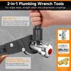 Professional Plumbing Wrench Kit - Angle Stop Installation & Removal Tools, for Replacing Valves,Plumbing Work