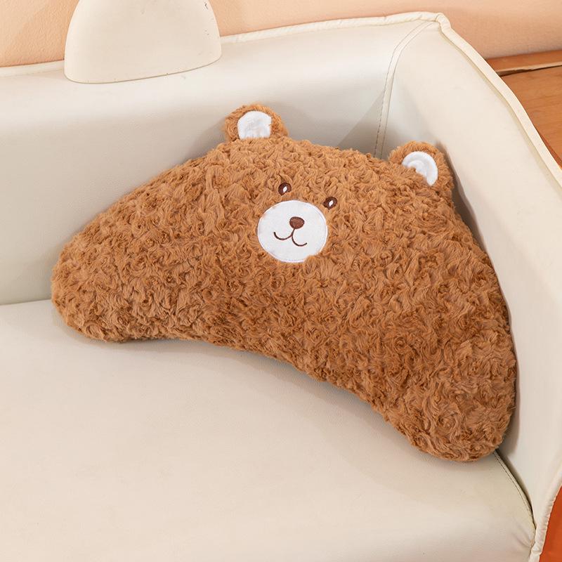 Adorable Plush Bear Pillow Cushion - Perfect for Office Naps & Birthday Gifts