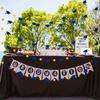 5Pcs Blue and Yellow Graduation Cap Garland Banner 2025 Graduation Banner Class of 2025 for Grad Party Decorations Class of 2025 Blue and Yellow