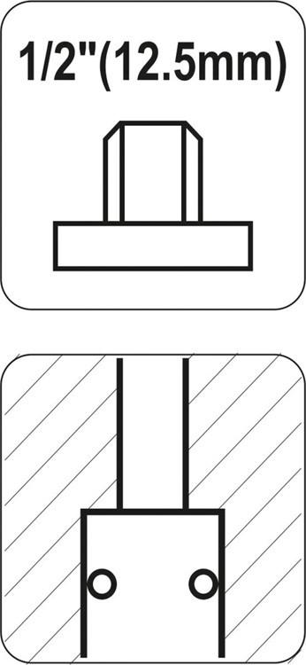 Quick Connector, External Thread 1/2'' YT-2392 YATO