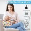 Baby Nursing Arm Pillow for Breastfeeding, Rainbow