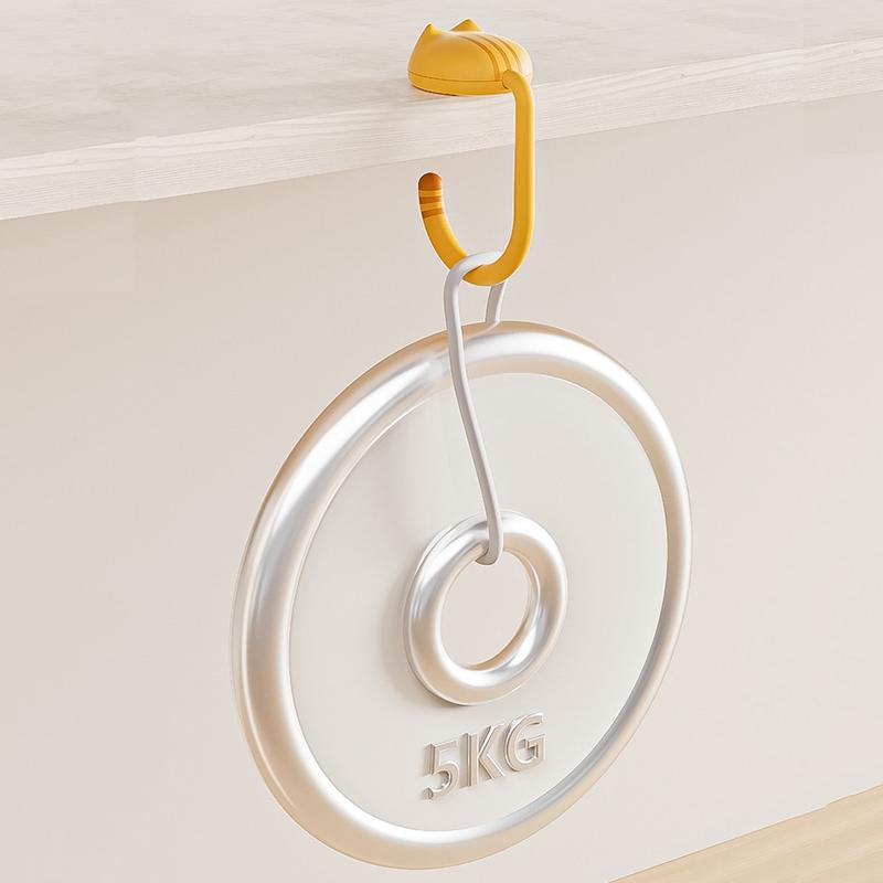 Kawaii Cats Bag Hanger Bag Hooks Table Side Handbag Holder Travel Bag Storage Holder Desk Organizers For Home Office