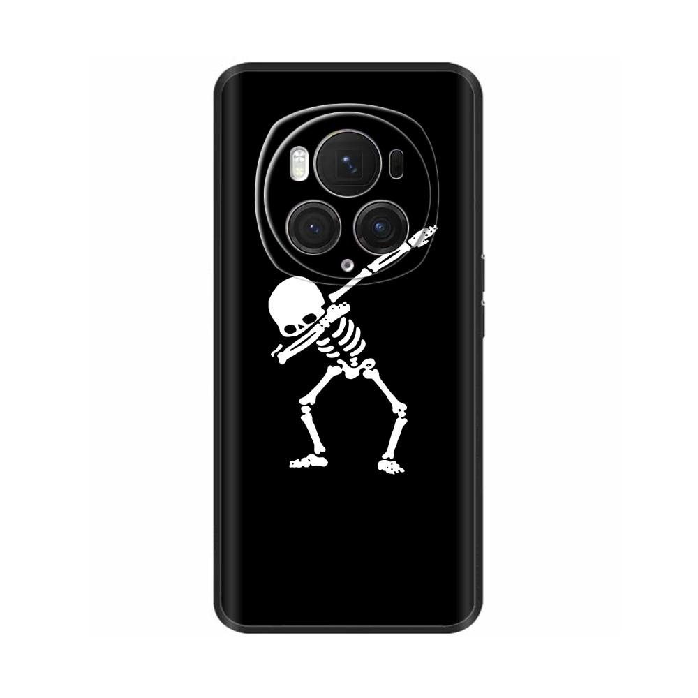 For Honor Magic6 Pro 5G Case Back Cover For Honor Magic6 5G Soft Black Silicone Fashion Phone Case For Magic 6 Pro Coque Fundas