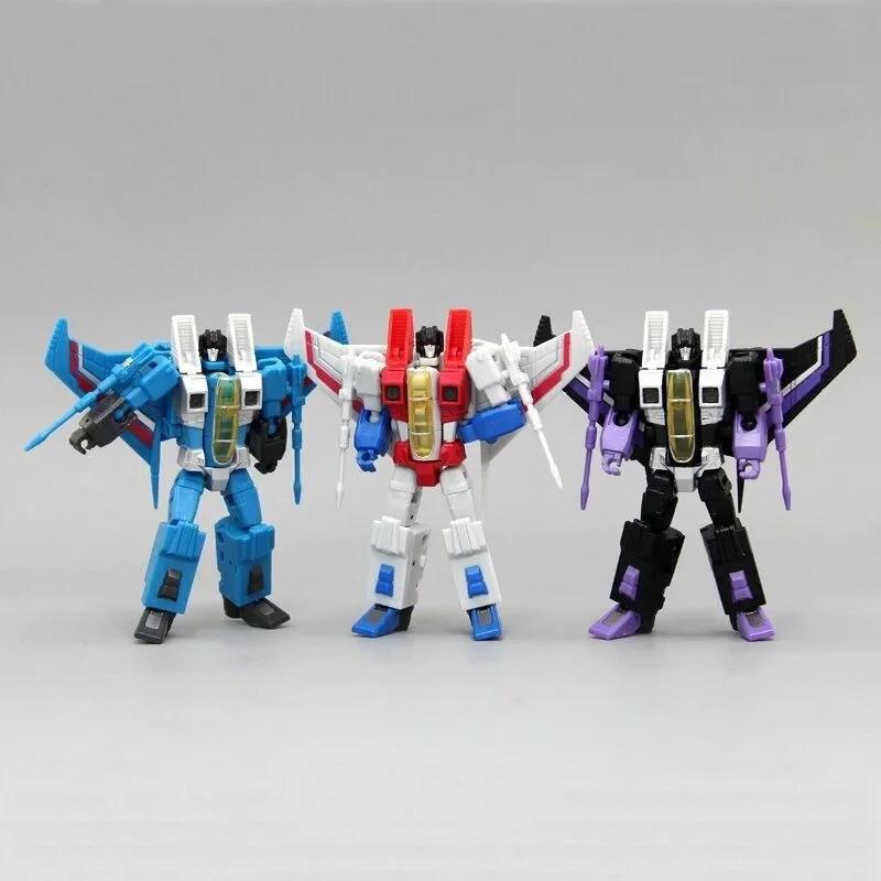 

Transformation Pocket Toys PT PT01-06 PT-F15 PT F15 Starscream Skywarp Thundercracker Thrust Dirge Ramjet KO DX9 Action Figure