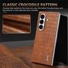 Alligator Pattern Phone Case For Samsung Galaxy Z Fold 7 6 5 4 5G PC Hard Shell Protective Phone Case Fold7 Back Cover
