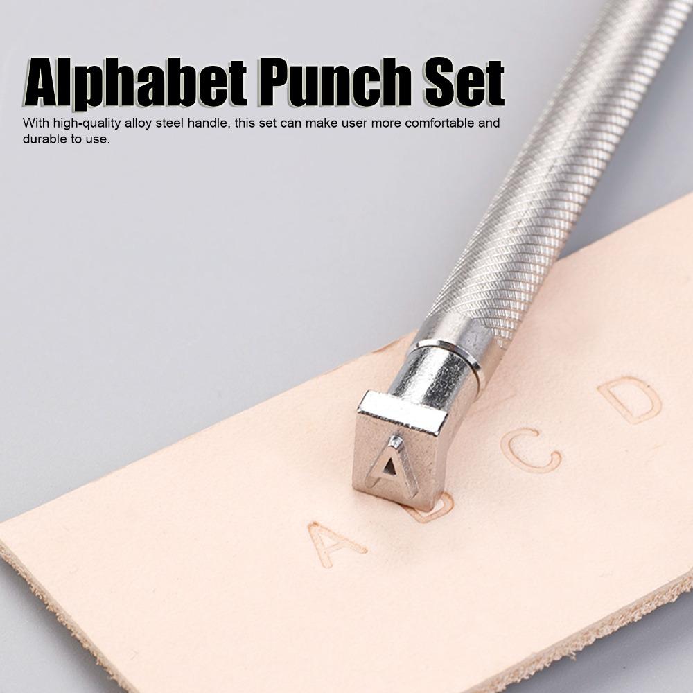 37pcs Stamping Dies Number Punch Set Punch Tool Leather Hand Tool  DIY Projects
