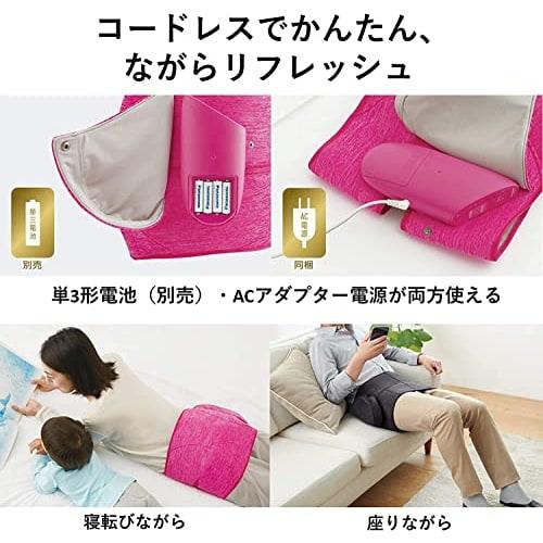 Panasonic Air Massager Pelvic Buttocks Reflex 4 Course Tightening Cordless Black EW-RA79-K