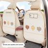 Cartoon Car Seat Back Protector Waterproof Car Anti Kick Protector Back Seat Protector Kids With Bags Pvc Car Anti Kick Mat