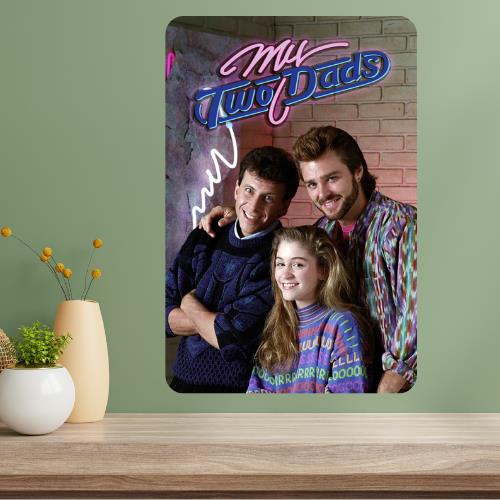 

My Two Dads Classic TV Show Metal Poster Sign 20x30cm（7.8x11.8inch）