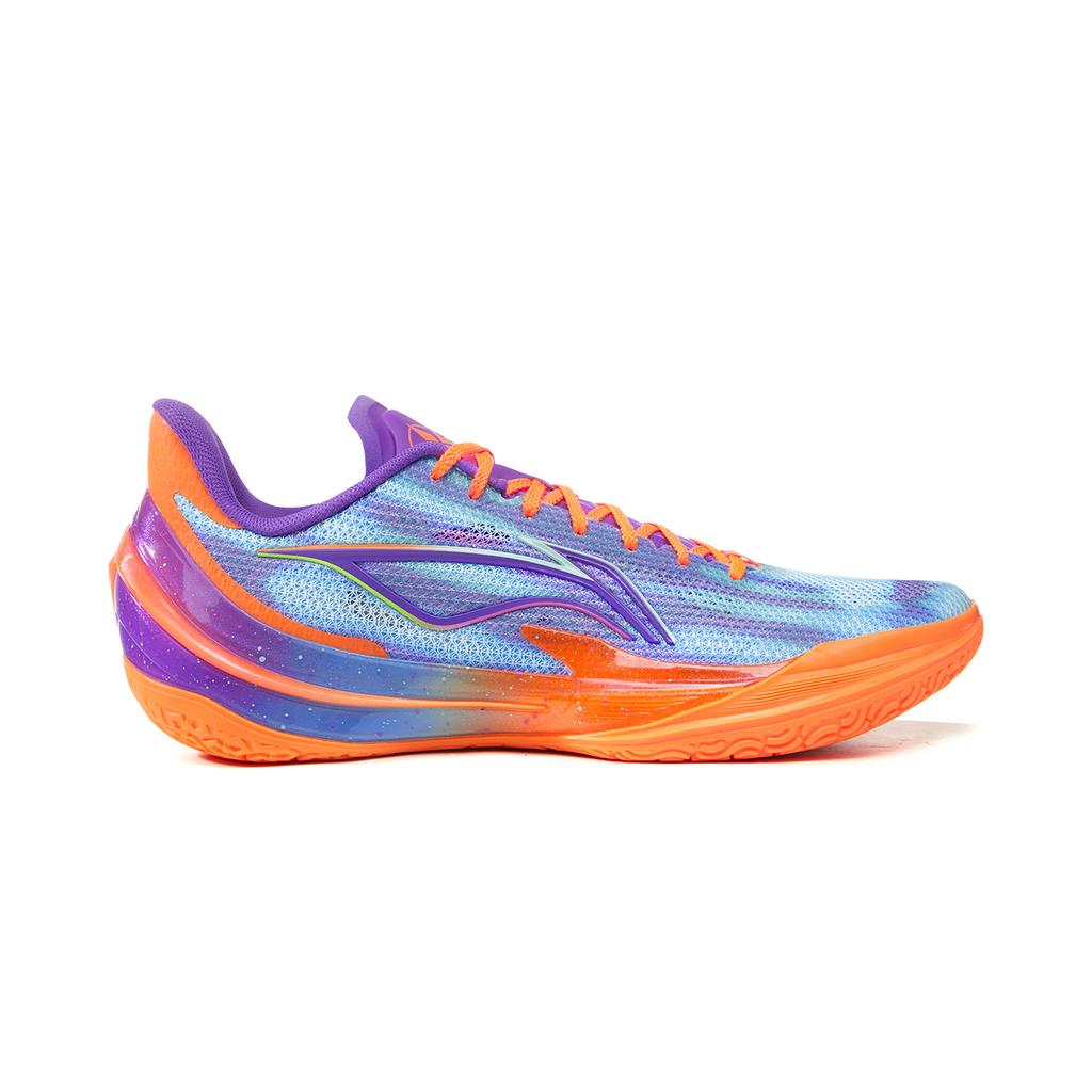 New LINING Blade 5 V2 Basketball Shoes Men's Low top Neon Green Purple ABAV059-12