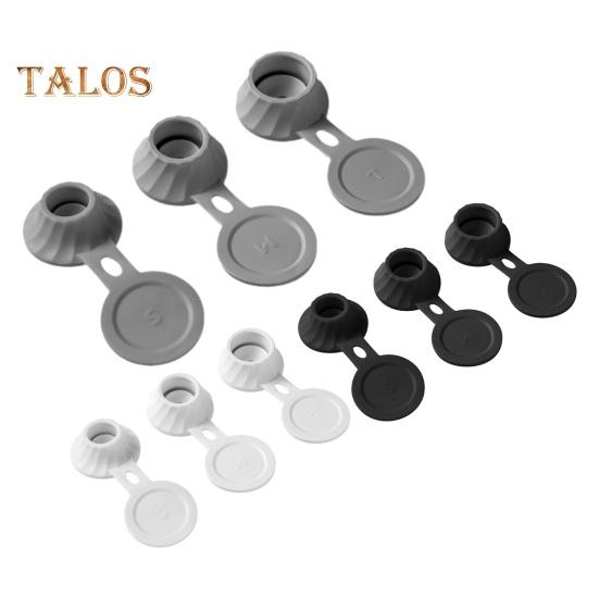 3Pcs Inverted Bottle Lid Leakproof TPE Bathroom Lotion Shampoo Kitchen Seasoning Bottle Flipping Bottle Connector Cover Replacement