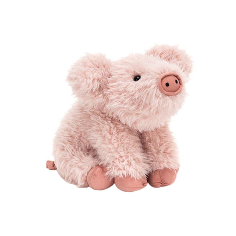JELLYCAT Farm Animal Series SUPER SOFTIES Colfi Piglet Cute Pink Doll Plush Figure 24cm Height
