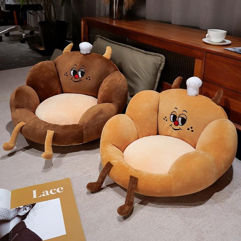 Cartoon Soft Croissant Cushions Home Sofa Cushions Cushions Girls' Bedroom Balcony Tatami Futon Cushions