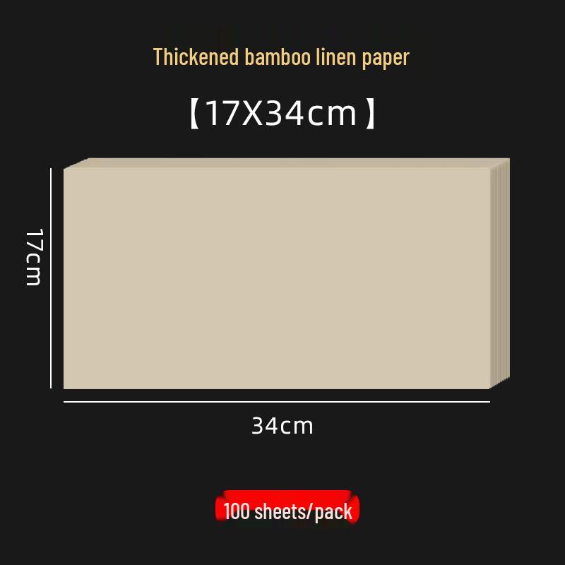 

Ретро Бамбуковый Лен Полузрелая Бумага Сюань для Практики Каллиграфии для Начинающих