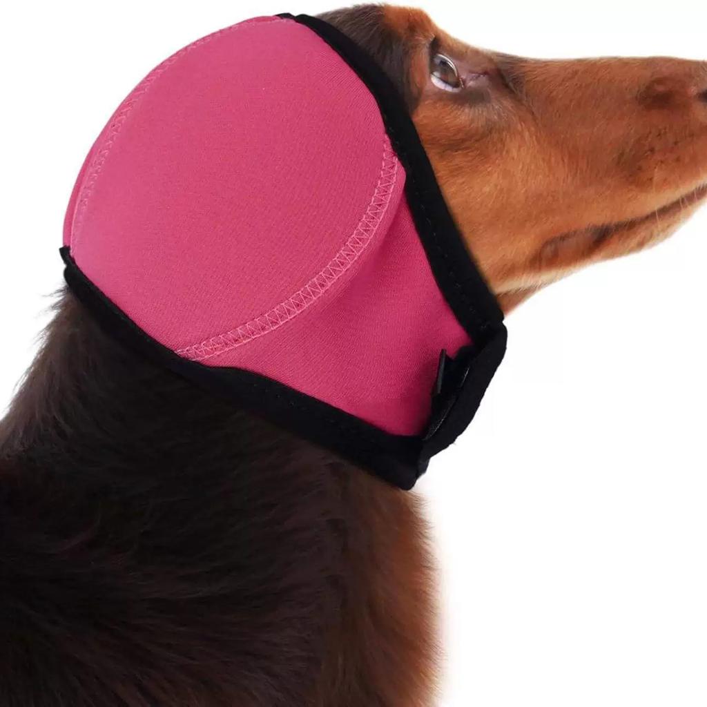 Pet Waterproof Ear Muffs Diving Fabric Material For Bathing Swimming And Noise Resistance With Elastic Design